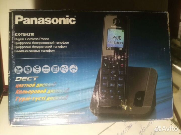 Телефон panasonic новый