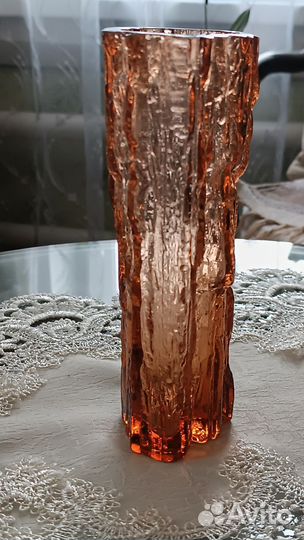 Ваза цветное стекло Финляндия