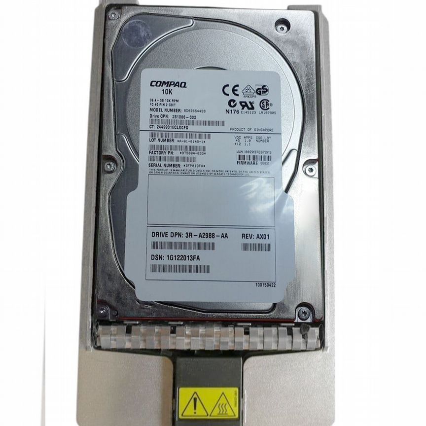 [231086-002] Жесткий Диск Hp Bd03654499 36,4gb Fibre Channel 3 231086-002