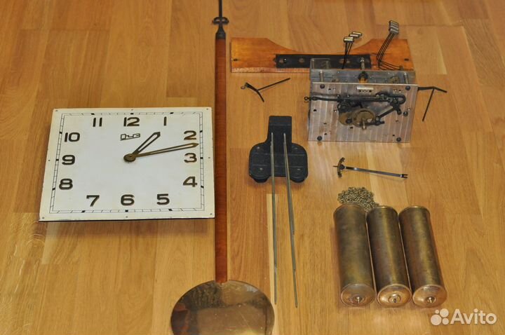 Комплект для старинных напольных часов очз (Янтар