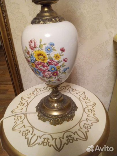 Лампа настольная антикварная.пр Франции