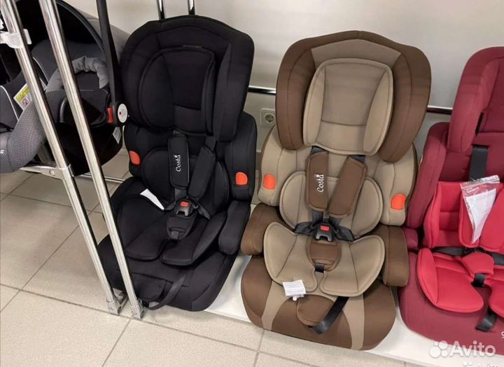 Автокресло 9-36 кг новое удобное мягкое