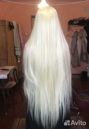 Парик блонд длинный