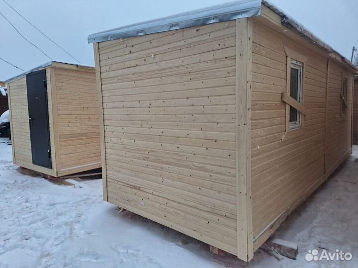 Бытовка и хозблок с окнами и дверями