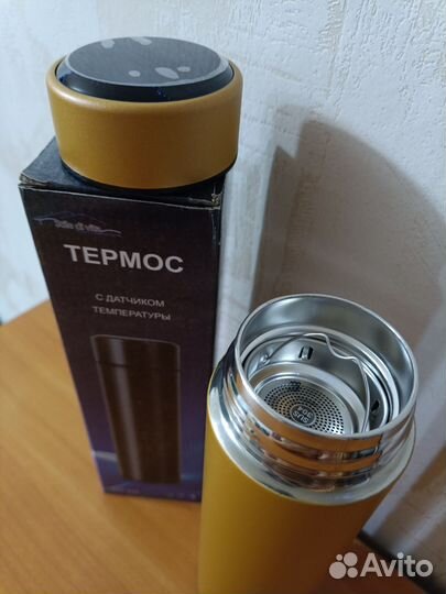 Термос с датчиком температуры