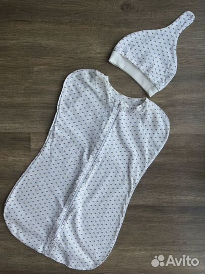 Кокон пеленка для новорожденных 62-68 размер