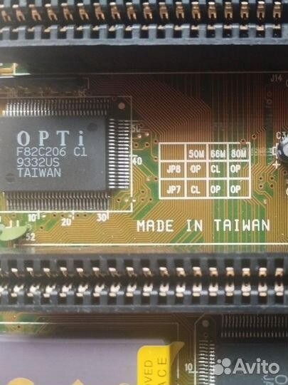 Винтаж материнская плата Opti82c495slc