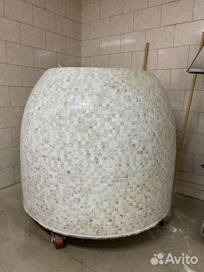 Тандыр узбекский глиняный с мозаикой