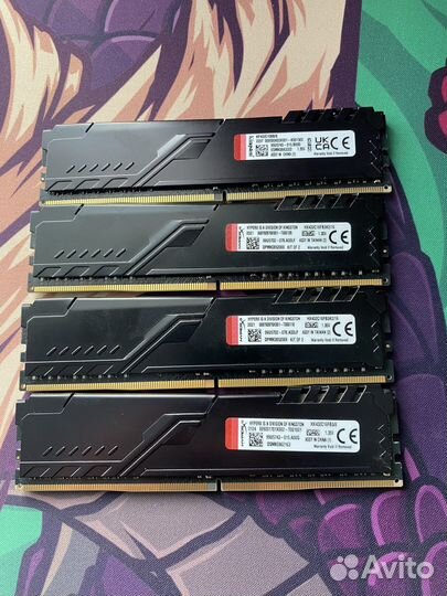 Kingston HyperX ddr4 x4 32gb 3200MHz