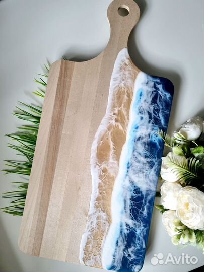 Доска кухонная из эпоксидной смолы