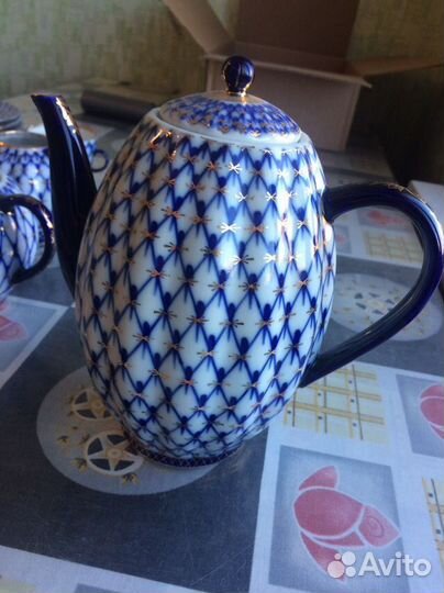 Кофейный сервиз. Фарфор. Лфз. СССР