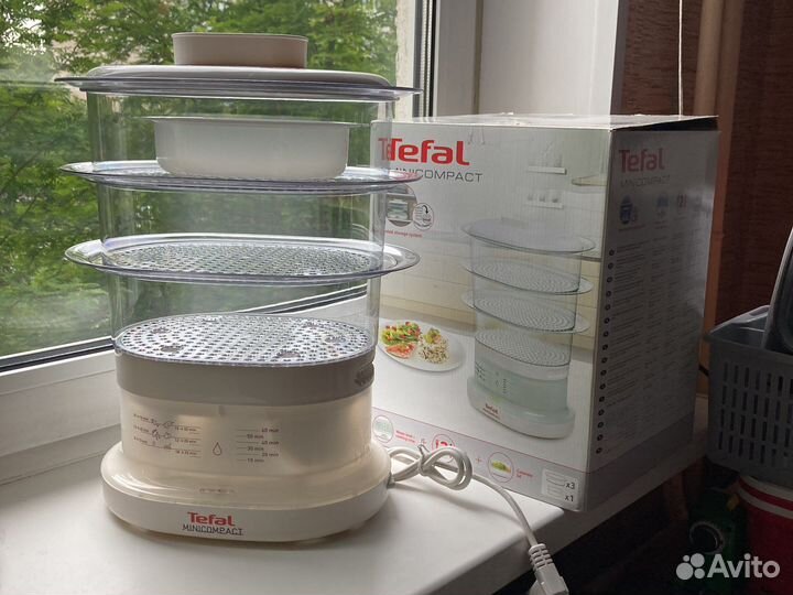 Пароварка Tefal новая VC1301 30 Тефаль