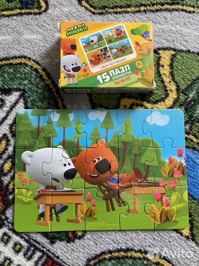 Много пазлов развивающих