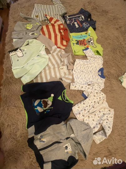 Вещи для мальчика пакетом 6 мес - 2 года