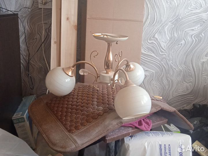 Люстра потолочная подвесная бу