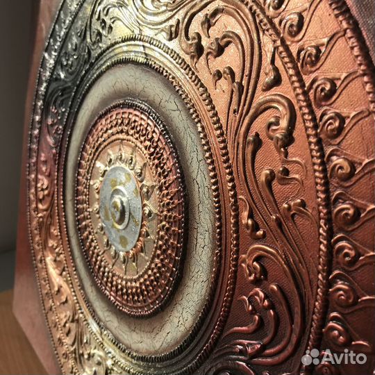 Картина. Сусальное золото и серебро