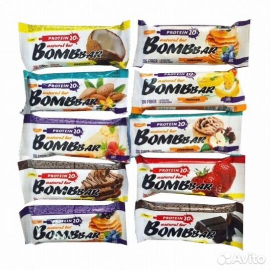 Протеиновые батончики bombar