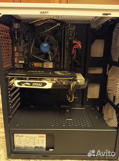 Компьютер из новых i3 10100f + GTX 1660ti