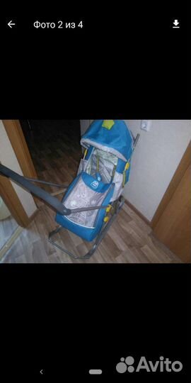 Санки коляска ника