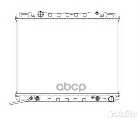 Радиатор системы охлаждения 53366 NRF