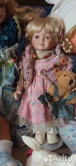 Куклы гдр ссср(фарфорка в розовом)
