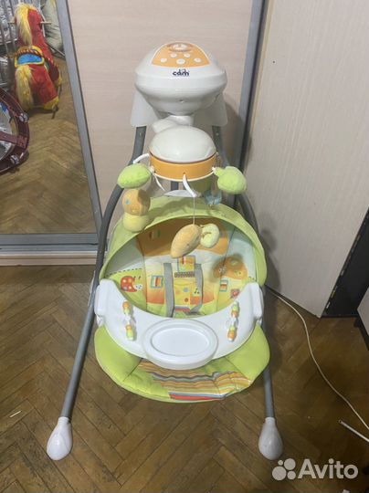 Детские электронные качели для новорожденных