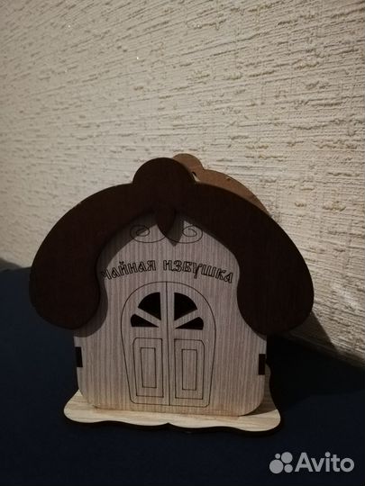 Чайный домик дерево для хранения,поделок,интерьера