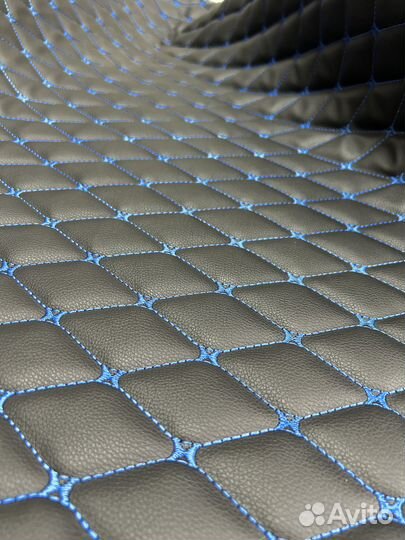 Экокожа стеганая для обшивки мебели и салона авто