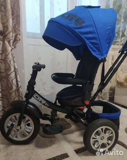 Велосипед с родительской ручкой
