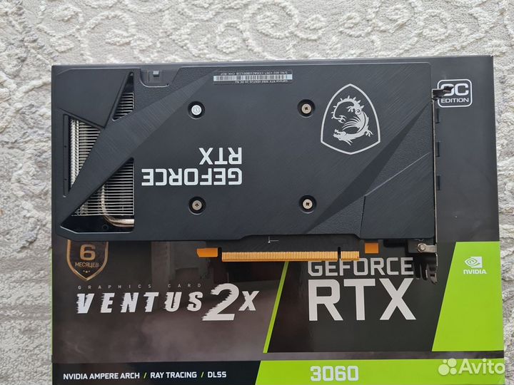 Видеокарта RTX 3060 12gb MSI