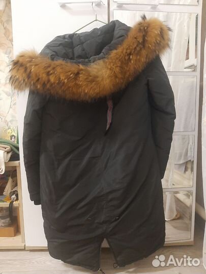 Парка зимняя с натуральным мехом