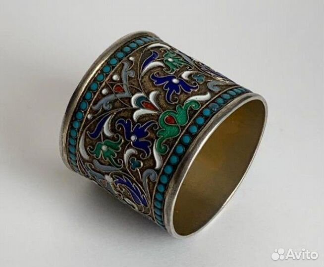 Салфетница серебро 84 пробы