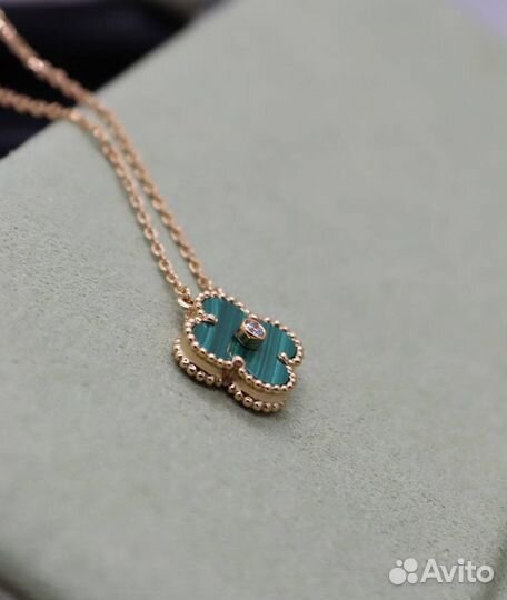 Серьги Van cleef Vgold