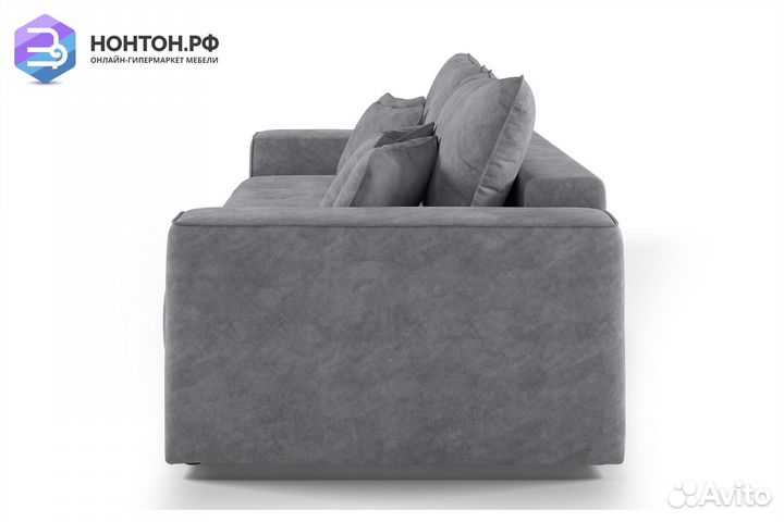 Диван еврокнижка Конте серый