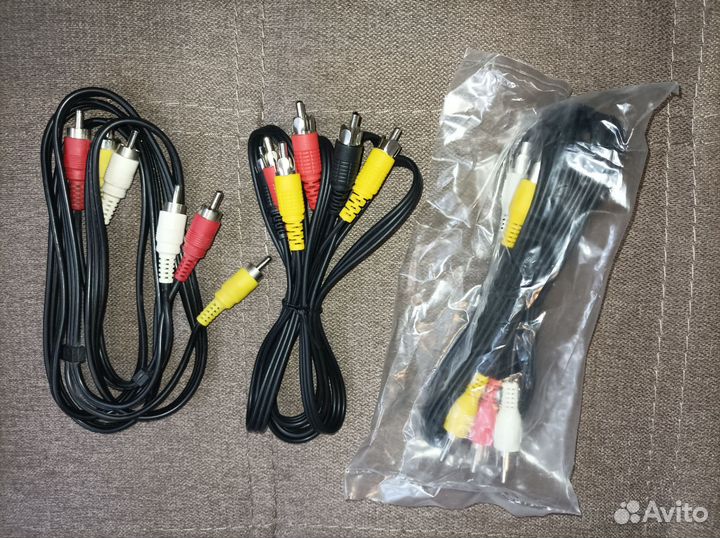 Кабели RCA3/RCA3 (тюльпаны) 3 штуки