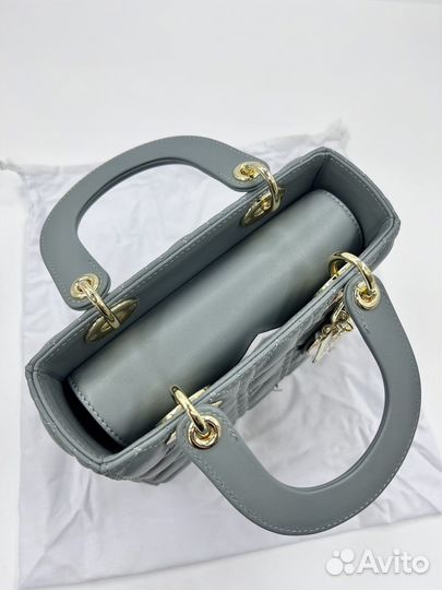 Сумка кожаная lady dior