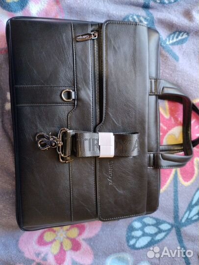 Мужской кожаный портфель