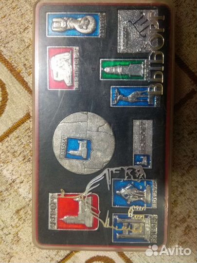 Значки СССР. Набор в оригинале Выборг 1978 г