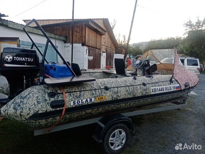 Лодка водомётноя солар 520