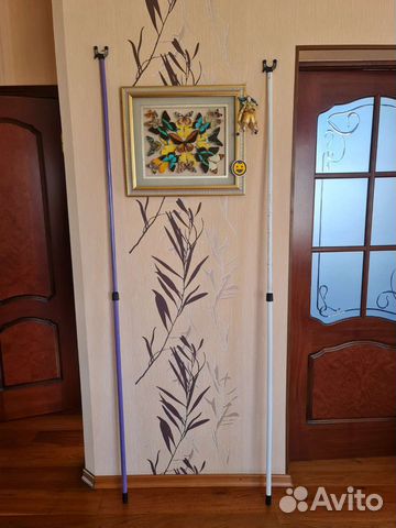 Палка телескопическая для одежды и штор