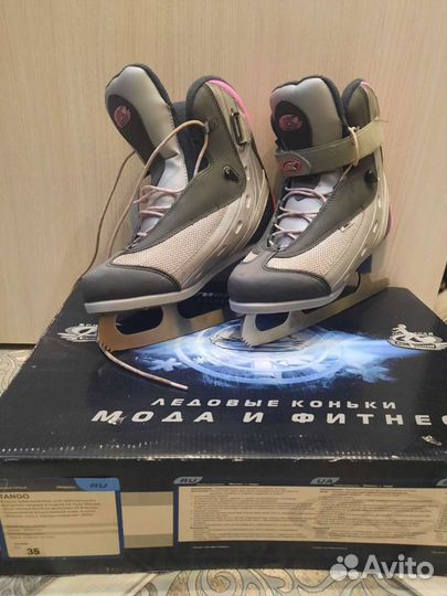 Женские фигурные коньки 35 р-р