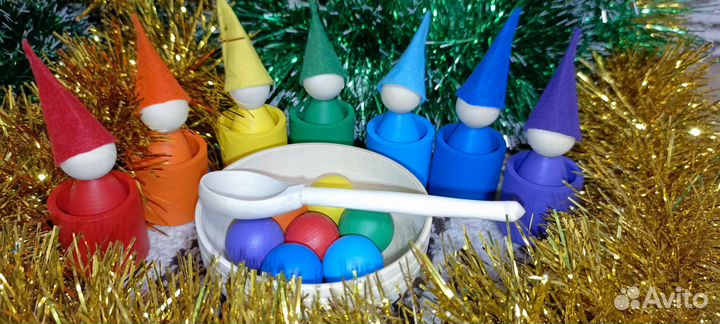 Детский развивающий сортер Монтессори