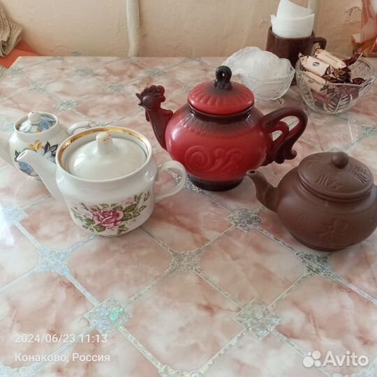 Чайник заварочный фарфоровый