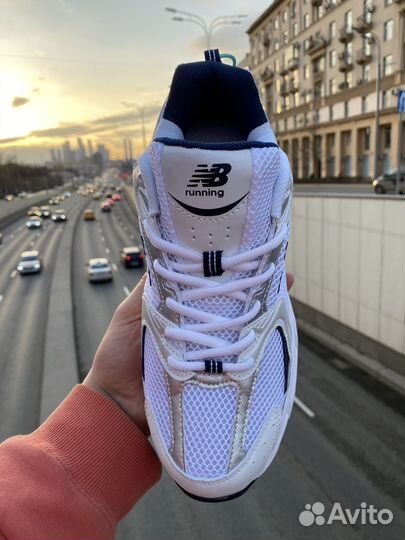 New balance 530 white оригинал Poizon