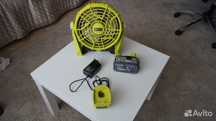 Вентилятор Ryobi ONE+ Аккумулятор Ryobi RB18L50 +