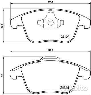 Колодки тормозные land rover