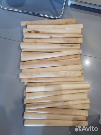 Держак, ручки-заготовки, натуральное дерево