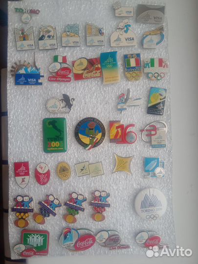 Значки (официальные знаки Олимпийских игр) 3