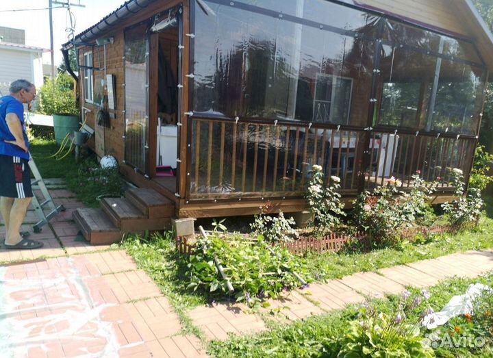 Мягкие окна на террасу