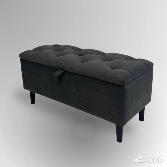 Банкетка пуфик с ящиком